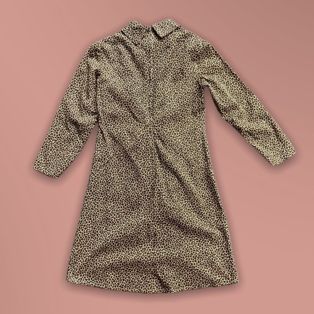 Vintage Cheetah Print Dress